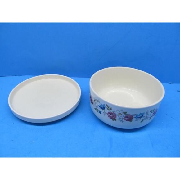Hankook Korea Floral Covered Rice Bowl Trinket Dish In Excellent Condition - Picture 4 of 8